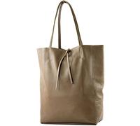 modamoda de T163 Sac à main en cuir pour femme Large avec poche intérieure fabriqué à la main en Italie, L