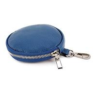 modamoda de - T197 - ital. Leder Umhänge- / Handytasche Klein, Couleur:bleu de signal