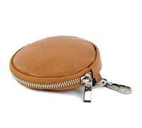 modamoda de - T197 - ital. Leder Umhänge- / Handytasche Klein, Couleur:chameau