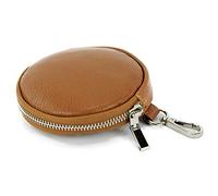 modamoda de - T197 - ital. Leder Umhänge- / Handytasche Klein, Couleur:cognac