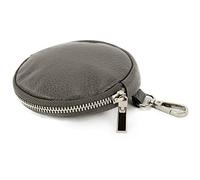 modamoda de - T197 - ital. Leder Umhänge- / Handytasche Klein, Couleur:gris graphite