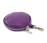 modamoda de - T197 - ital. Leder Umhänge- / Handytasche Klein, Couleur:pourpre