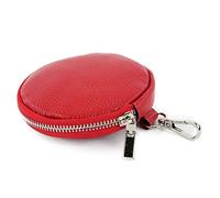 modamoda de - T197 - ital. Leder Umhänge- / Handytasche Klein, Couleur:Signal Rouge