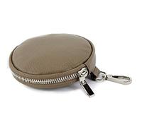 modamoda de - T197 - ital. Leder Umhänge- / Handytasche Klein, Couleur:Taupe foncé