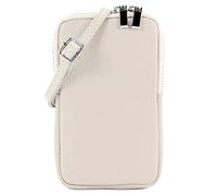 modamoda de - T197 - ital. Sac à bandoulière en cuir petit, ivoire, XS