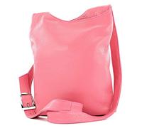 modamoda de - T221 - ital. Sac à bandoulière en cuir moyen, Gum bulle, Medium