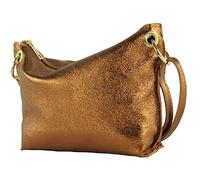 modamoda de T243 Petit sac à bandoulière en cuir fabriqué en Italie, Small