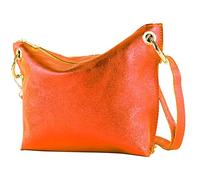 modamoda de T243 Petit sac à bandoulière en cuir fabriqué en Italie, Small