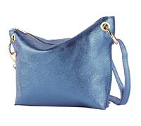 modamoda de T243 Petit sac à bandoulière en cuir fabriqué en Italie, Small