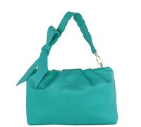 modamoda de - T254 - ital. Petit sac à main en cuir pour femme, turquoise, s