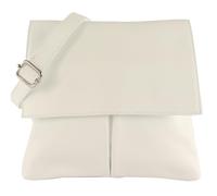 modamoda de T63LEDER - Sac à bandoulière en cuir pour femme, Blanc., Small