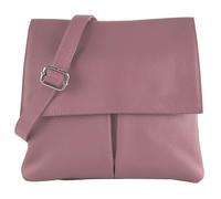 modamoda de T63LEDER - Sac à bandoulière en cuir pour femme, vieux rose, Small