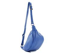 modamoda de - T77 - ital Sac banane sac banane sac poitrine taille moyenne en cuir souple, bleu, L, Hobo