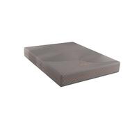 MODAMS Fresco 140 x 190 - 3 Mousses PU & mémoire de forme 24, 28 et 32 kg/m² - Orthopédique - Déhoussable - Réversible - Ep. 23 cm
