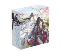 MoDaoZuShi Boîtes Cadeaux - Anime Figure Porte-clés Tasse Broche Carte Jouet Box - The Founder of Diabolisms Figurine Décoration Set
