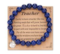 Modaworld Cadeau Maitresse d'École, Bracelet pour Enseignante - Cadeau Unique Fin d'Année/Noël pour Professeure, Institutrice ou Maîtresse d'École