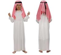 Modaworld Costume Enfant Berger Costume Enfant Joseph, Personnage Biblique, Berger, Costumes de Noël et Nouvel An pour Fêtes Enfantines et Célébrations