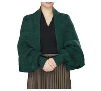 Modaworld Manteau Cape Femme Sherpa Poncho Polaire Homme Laine Chale Hiver Chaud Châle D'hiver De Pluie Long Couvre Epaule Imperméable Gilet Pull Grande Taille Uni