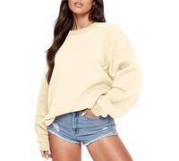 Modaworld Sweat Personnalisables Femme, Pull à Col Rond Personnalisé Pour Hommes Et Femmes, Pull Personnalisable Avec Texte Ou Photo Imprimée, Sweat Polaire Sans Capuche Cadeau Femme Personnalisé