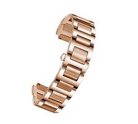 MODBAND Bande de surveillance d'extrémité en acier inoxydable pour Cartier Ballon Bleu Series 20 * 12 mm 18 * 11 mm 14 * 8 mm W6920046 STAPS FEMMES MEN BRACELET(Rose gold,14-8mm)