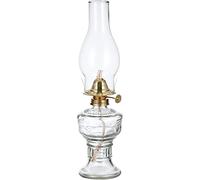 Moddeny Lampe à Huile rétro à Flamme Nue, Lampe à kérosène en Verre de 12,99 * 2,99 Pouces, Lampes à Huile Coupe-Vent pour éclairage intérieur, pour Chambre à Coucher, Bureau, Bureau