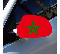 Mode 1 Paire De Drapeaux Du Maroc Couverture De Rétroviseur De Voiture, Tissu Extensible Vue Latérale Couverture De Protection De Rétroviseur Automatique Accessoires De Drapeaux De Rétrovise