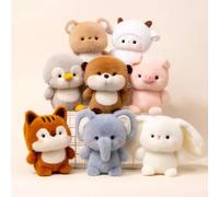 Mode 16 cm peluche compagnon poupée en peluche éléphant en peluche Animal oreiller Super doux ours Animal en peluche jouet bureau Panda