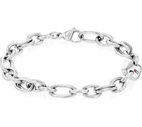 Mode acier contraste bracelet à maillons 2780789