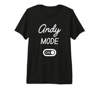 Mode Andy Activé Nom Drôle T-Shirt Haut de Gamme