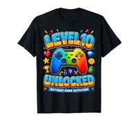 Mode Anniversaire de Joueur débloqué Niveau 10 activé T-Shirt