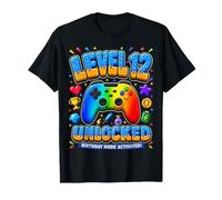 Mode Anniversaire de Joueur débloqué Niveau 12 activé T-Shirt