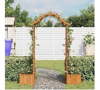 &Mode Arche à roses - Pergola de jardin avec jardinière Bois - pin massif Sale683181