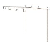 &Mode Arche à roses - Pergola de jardin Marron antique 4x3x2 5 m Fer Sale888628