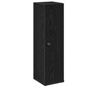 &Mode Armoire étagère de Bain - Meuble de salle de bain avec porte-rouleau noir 20,5x22x72 cm Sale985414
