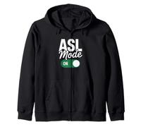 Mode ASL inspirant pour apprendre la motivation des femmes et des hommes Sweat à Capuche