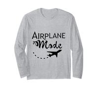 Mode Avion Amoureux de Voyage Dire Vacances Avion Vacances Manche Longue