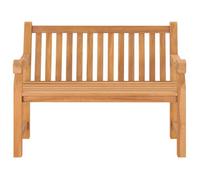 &Mode Banquette Banc d'extérieur - Banc de jardin 114 cm bois de teck solide Sale635509