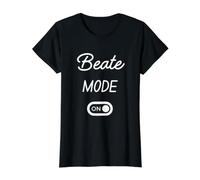 Mode Beate Activé Nom Drôle T-Shirt Graphique avec Valeur, Femme, Noir, S