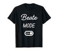 Mode Beate Activé Nom Drôle T-Shirt Graphique avec Valeur, Homme, Noir, S