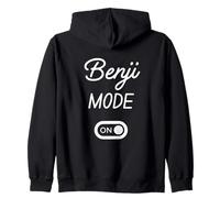 Mode Benji Activé Nom Drôle Sweat à Capuche