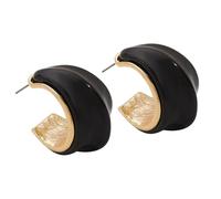 Mode C Boucles d'oreilles en forme de C avec pierres élégantes pour femmes tendance Quotidien et occasions spéciales Boucles d'oreilles en forme C