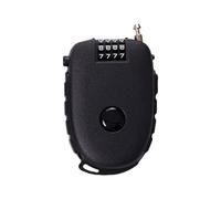 Mode Câble en acier à combinaison Verrouillage portable Rétractable Serrure à rouleau pour scooter, vélo, valise, moto, moto à traction haute