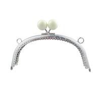 Mode Cadre En Métal Pour Sac Faire Créatif Coudre Sac Baiser Fermetures Couture Artisanat Fourniture Tissu Garniture, Blanc, Taille unique