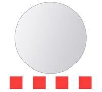 Mode Carreau de miroir 8 pcs Rond Verre-XID