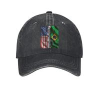 Mode Casquette Baseball, Amérique Et Brésil Drapeau Brésilien Anti-Soleil Cap Classic Casquette De Baseball pour Randonnée Sport Cyclisme