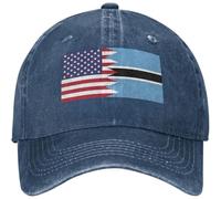 Mode Casquette Baseball Amitié Entre Les États-Unis Et Le Botswana Bonnet De Golf Anti UV Casquette De Baseball pour Randonnée Cyclisme Camping