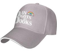 Mode Casquette Trucker,Chapeau De Tennis Interdire Les Fanatiques, Pas Les Livres, Drôle De Lecteur Anti UV Casquette De Camionneur pour Sportive Femme Adulte