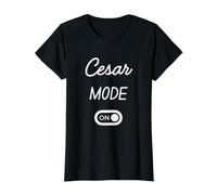 Mode Cesar Activé Nom Drôle T-Shirt Graphique avec Valeur