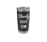 Mode Charly Activé Nom Drôle Gobelet isotherme en acier inoxydable double paroi
