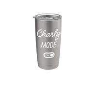 Mode Charly Activé Nom Drôle Gobelet isotherme en acier inoxydable double paroi